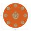 Ex vote Vegan Leather Round Pebble Placemat-1320812427