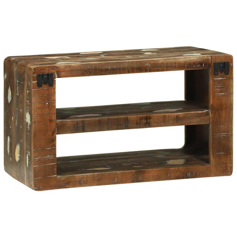 Unfinished TV Stand, 36cm H x 60cm L x 32cm W, Multicolour