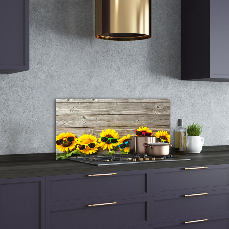 50cm W x 100cm L Glass Peel and Stick Panel