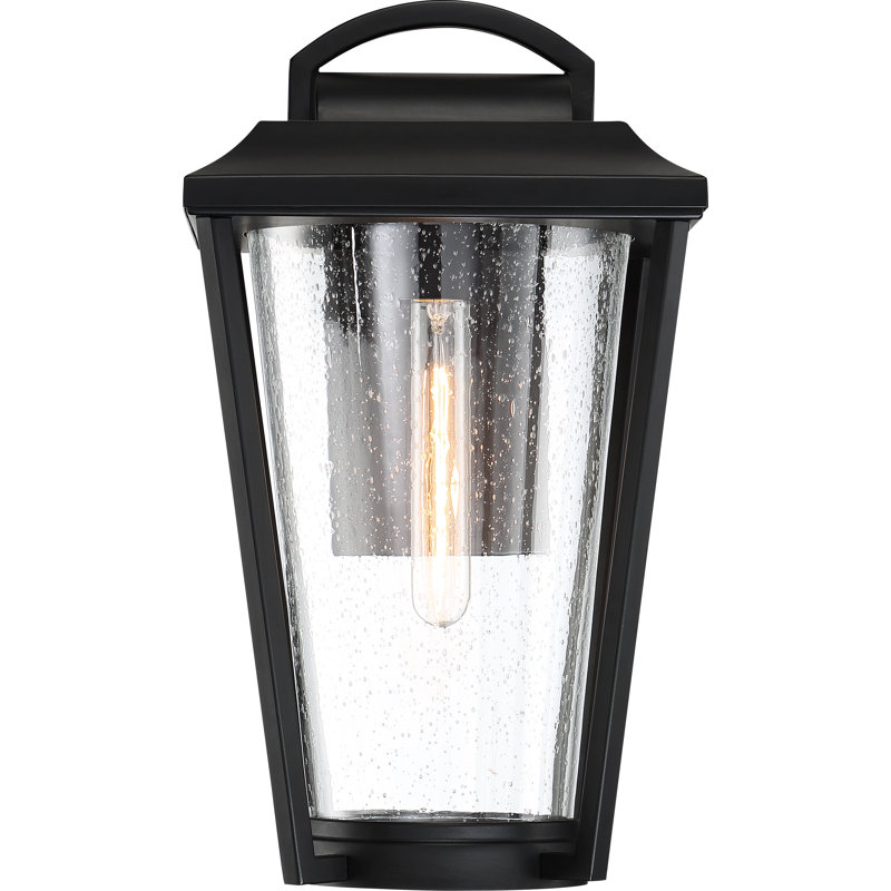 Lanterne murale d'extérieur en bronze vieilli Lucienne, H 12,25 po x l 7 po x P 8,25