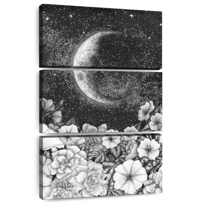 Oberle Moonlight In The Garden, 32" H x 20" W