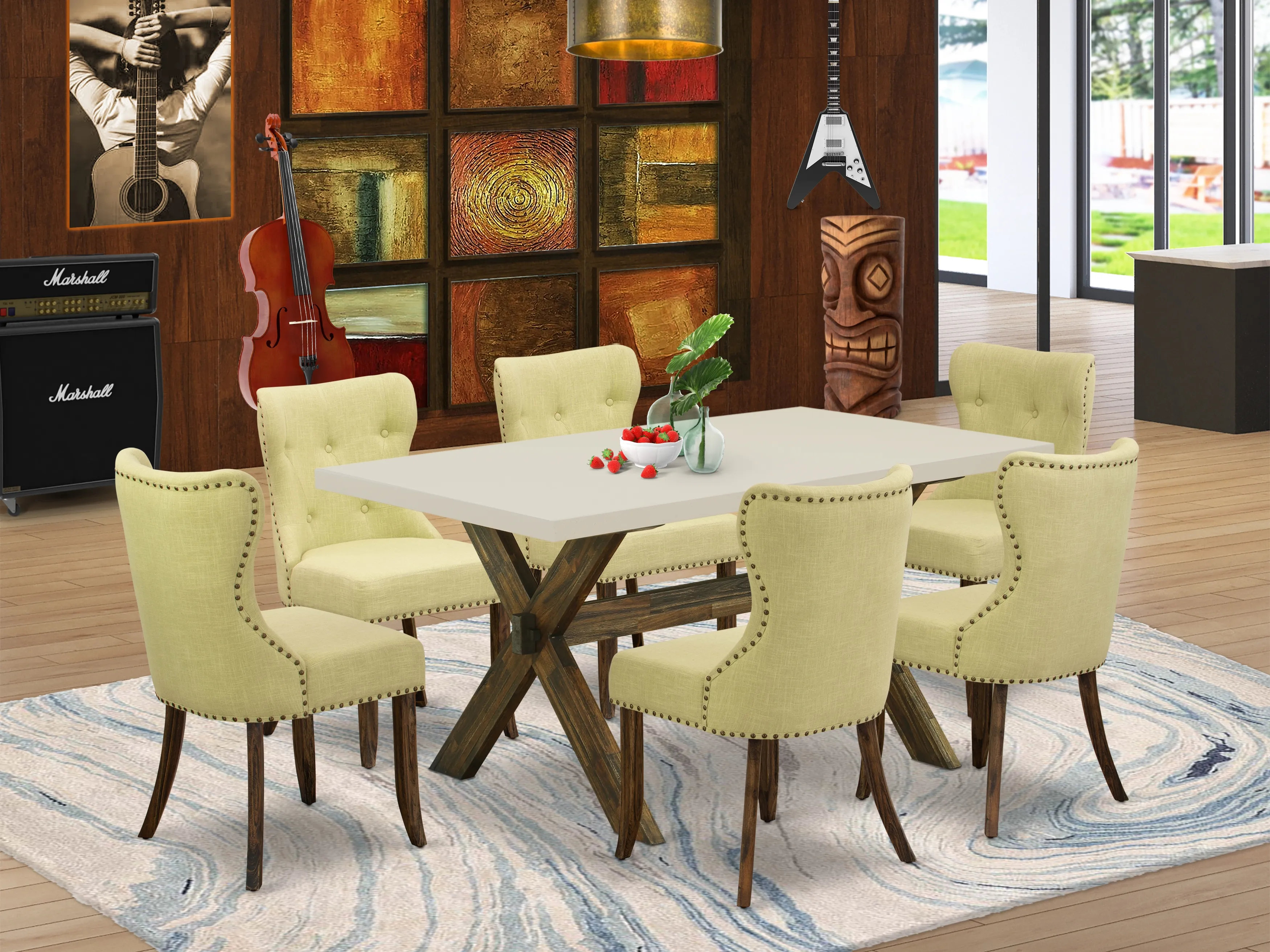 Rectangular Dining Arhaus Jacob Dining Table Living Room Sam