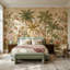 Papier peint oiseaux tropicaux avec palmiers-181892383-181892353