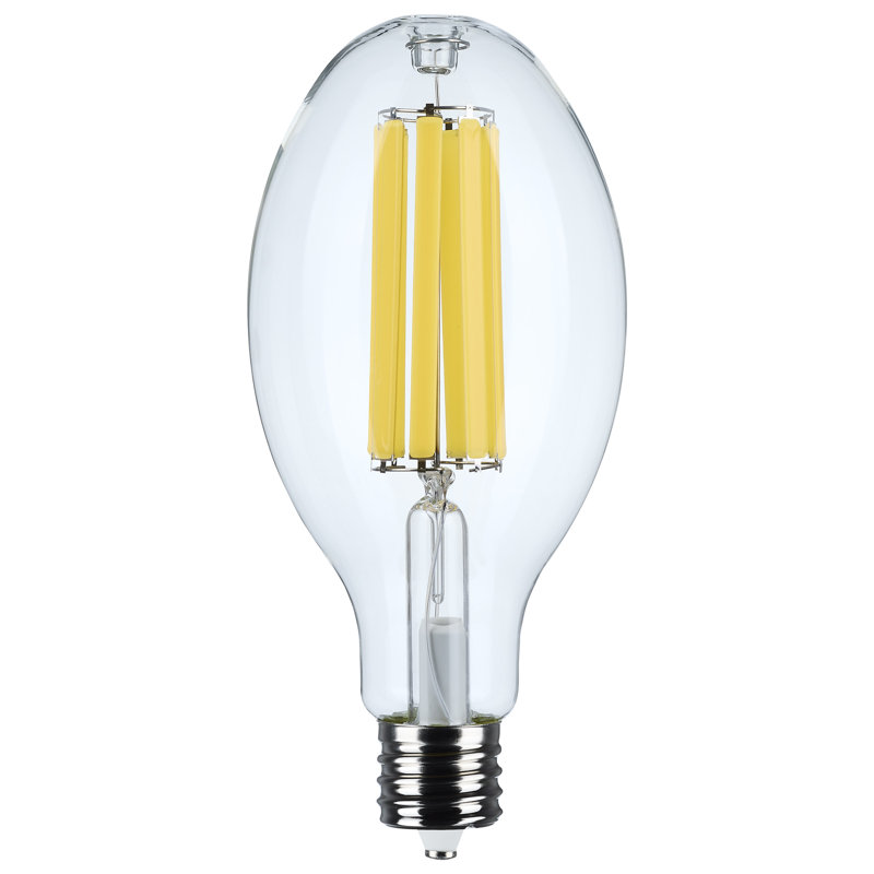 40 Watt LED HID Replacement ED37 4000K Extended Mogul Base Clear 120-277 Range Voltage