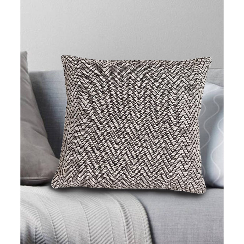 Chevron Cotton Outdoor Throw Pillow
