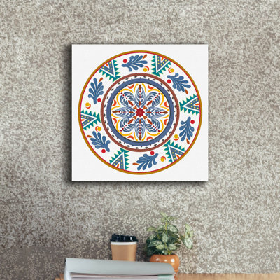 'Talavera De Moda 4' by Art Licensing Studio Canvas Wall Art