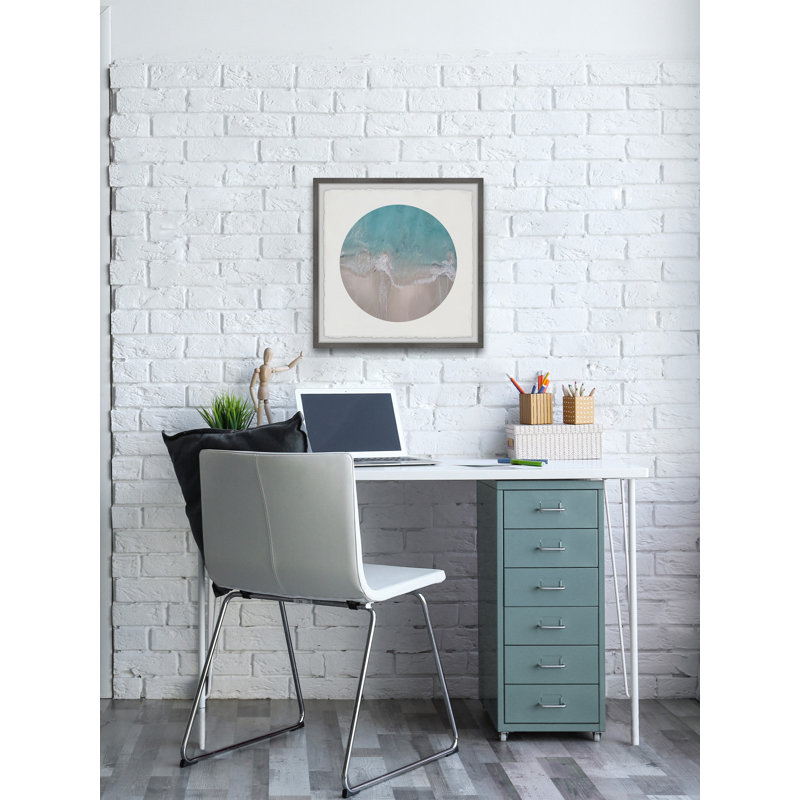 Beach and Waves 1 Piece Single Picture Frame Wall Art, 61cm H x 61cm W x 3.81cm D