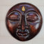 Visage de lune en bois, art mural - Masque de lune sculpté à la main, décor rustique Boho-1069562701-1042995625