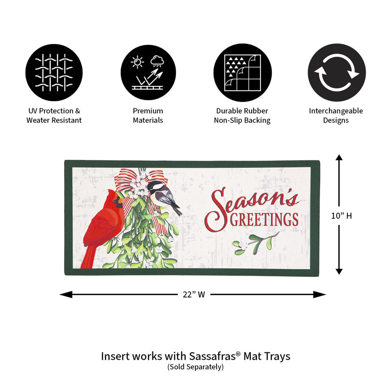 Tapis Mistletoe and Cardinal Sassafras