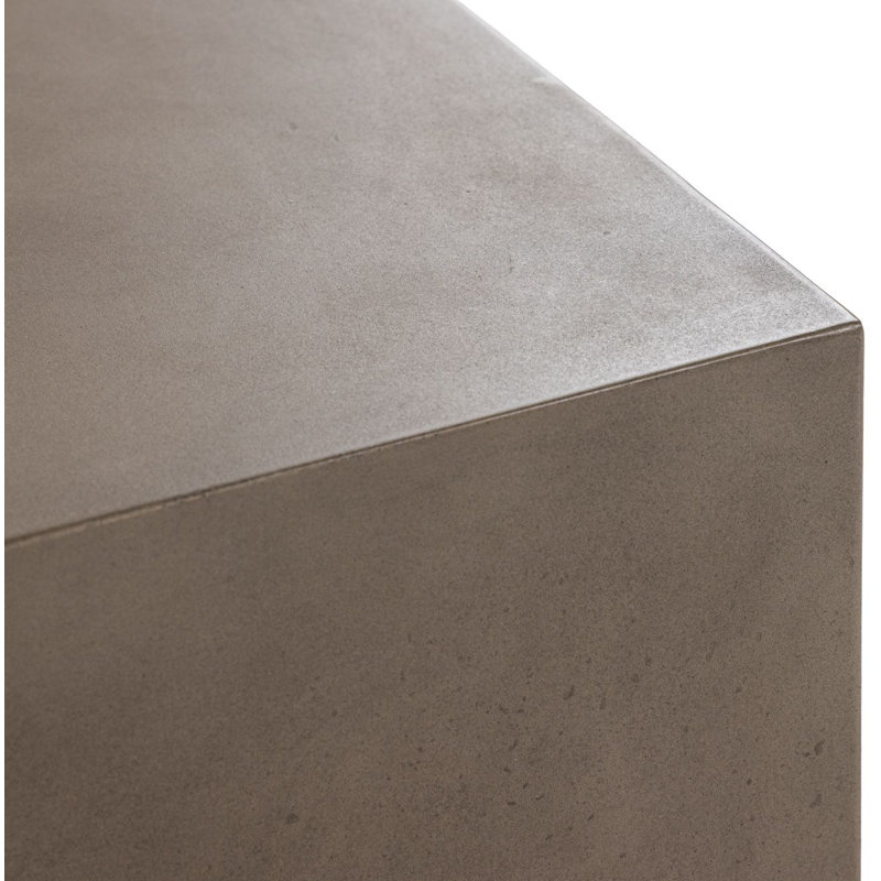Table basse en béton Polly, Gris