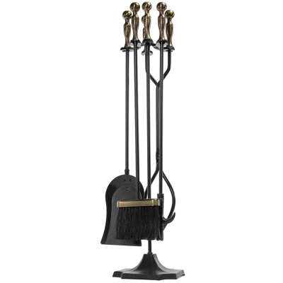 Terrence Iron Fireplace Tool Set