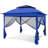 11 Ft. W x 11 Ft. D Outdoor Pop Up Soft Top Steel Patio Gazebo with Netting-109186202