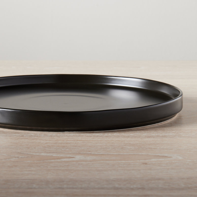 Assiette à salade Izie, Noir