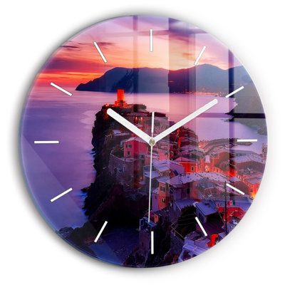 Glass Wall Clock