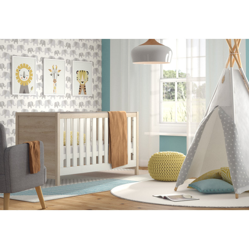 Esterly Ivory White Rug, Round 120cm
