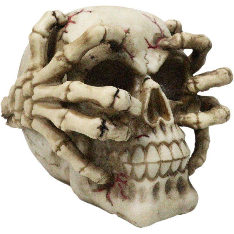Figurine Ossuary Macabre Evil Skull