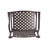 Cast Dining Chair For Patio, Aluminium Material, 17.74 Lb, 31.5'' H, 23.79'' W, 21.81'' D, Bronze Main Color, Floral - Decorated Outdoor , Accented Design