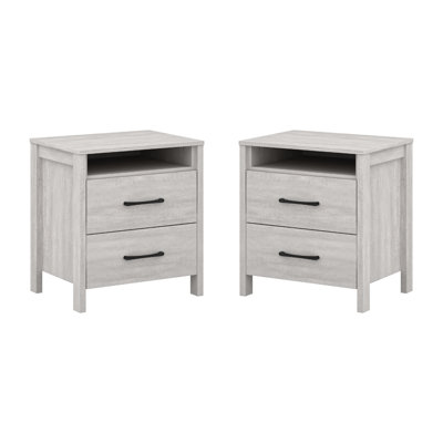 Chabot Modern 2-Drawer Nightstand Set Of 2