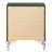 Malcolm Black 2-drawer Nightstand Bedside Table