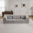 Compression Mahjong Sofa,Convertible Floor Sofa Bed,Diy Boneless Modular Sectional Sofa,No Assembly Required,Circle Fleece Fabric,Oversized 3 Seater With 3 Pillows,Light-Grey-61771210