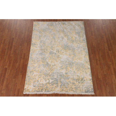 All-Over Striped Abstract Area Rug 6x8