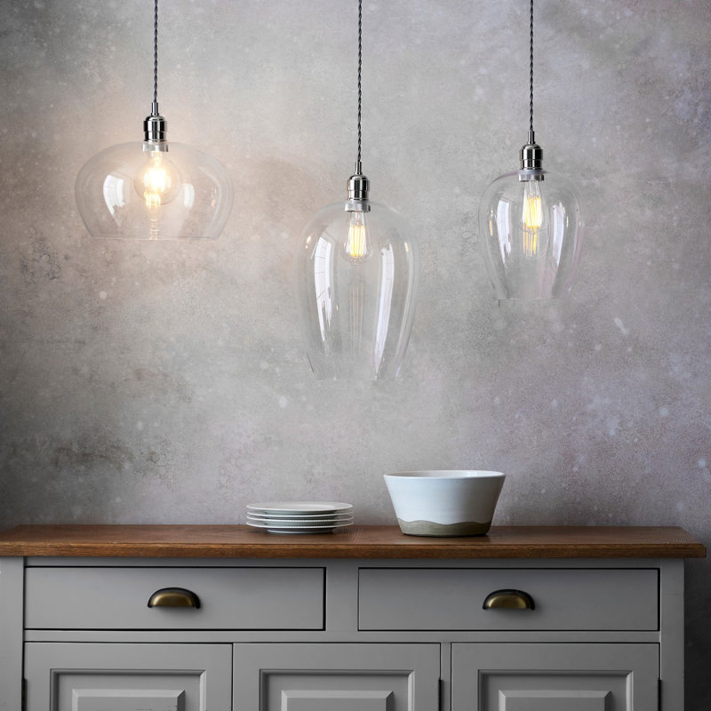 Parson 1 - Light Sphere Pendant, Bright Nickel