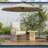 Modern Curved Aluminum Lounge Chair with Stylish Rope-Weave Design and Cushioned Comfort, Perfect for Outdoor Living-407944774-407944773