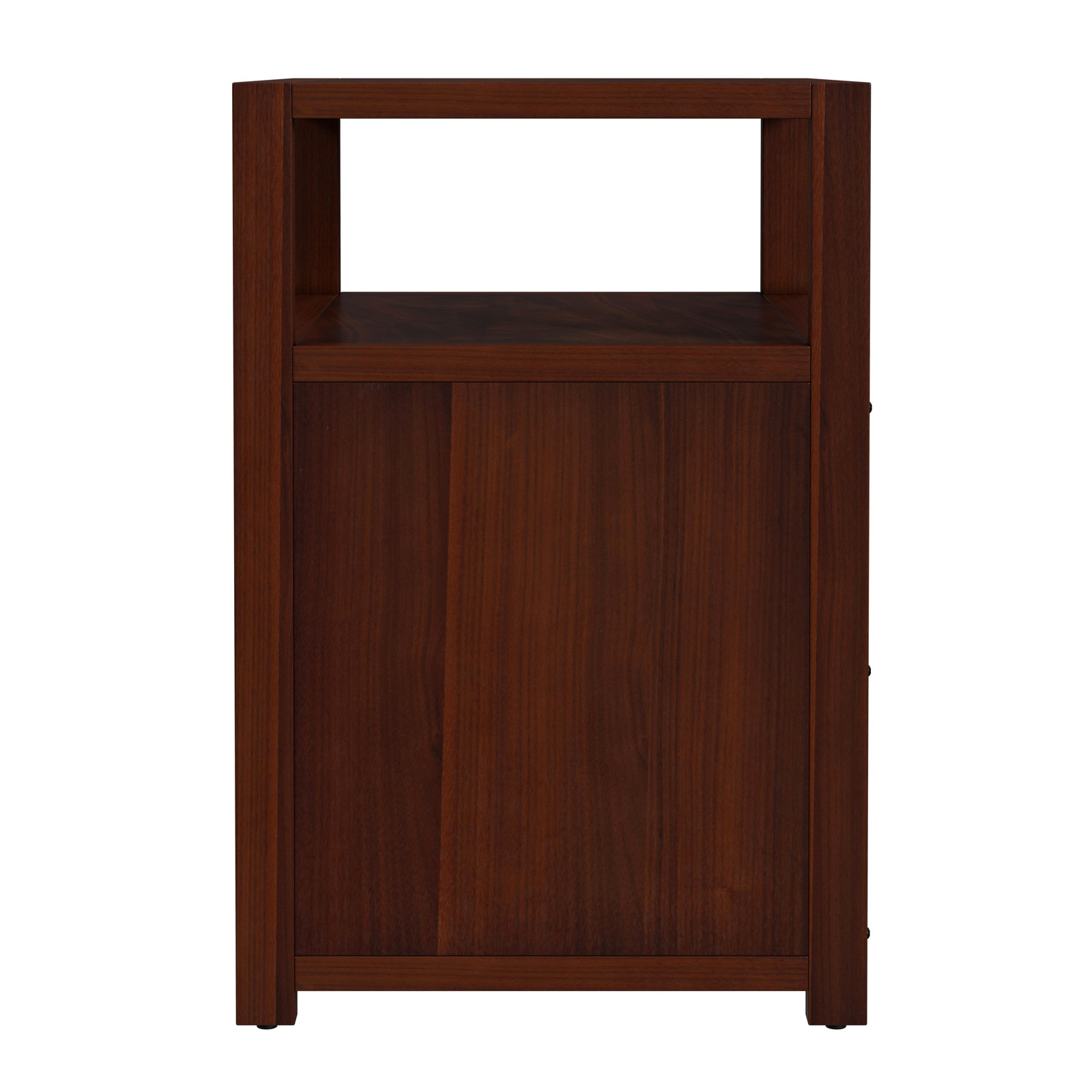 Elin 2-Drawer Acacia Nightstand, Brown