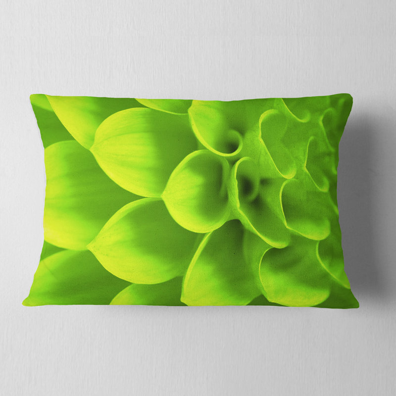 Coussin lombaire floral pétales