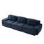 Canapé modulaire moderne pour salon de 3 personnes pouvant accueillir 3 personnes confortable, tissu en velours côtelé, canapé surdimensionné à 3 places avec siège profond, passepoil perlé, conception capitonnée, connexion par boucle-1407075494-1407075499-1407075549
