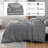 Luxury Grey Microfiber Duvet Cover Set – Hotel-Quality, Ultra-Soft, Durable, Lightweight Bedding With Matching Pillowcases-121504652-121103709