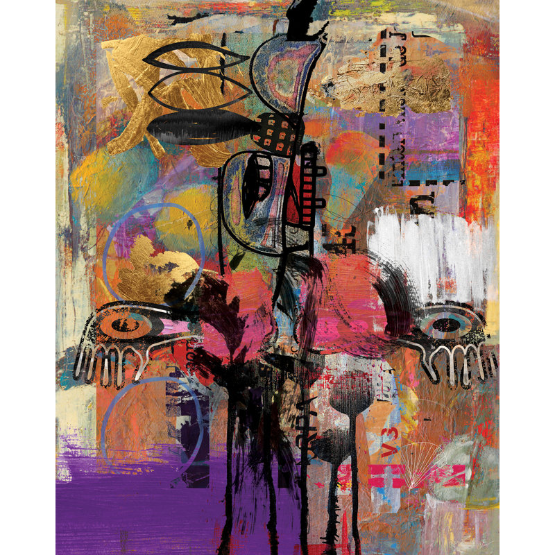 Rising, 50" H x 40" W, Metallic Gold Plexi, No Mat