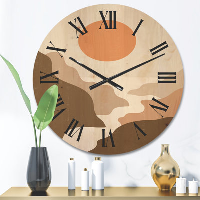 Solid Wood Wall Clock