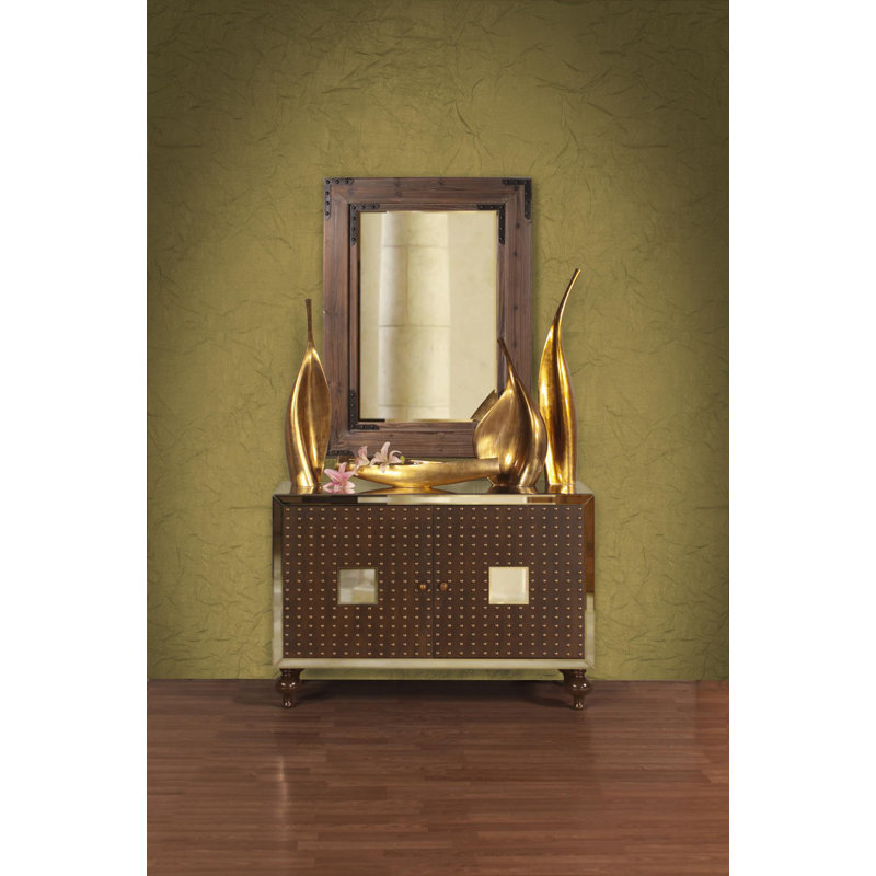 Sherri-Ann Solid Wood Rectangle Mirror, 46.5" H x 34.75" W