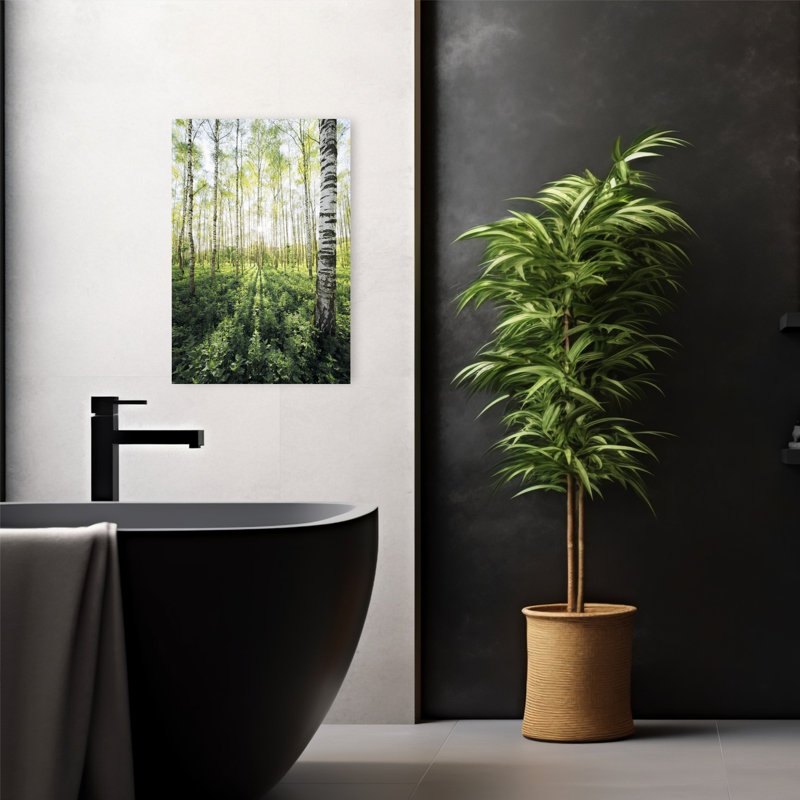 Impression d'art mural Birch Grove, 24" H x 16" W