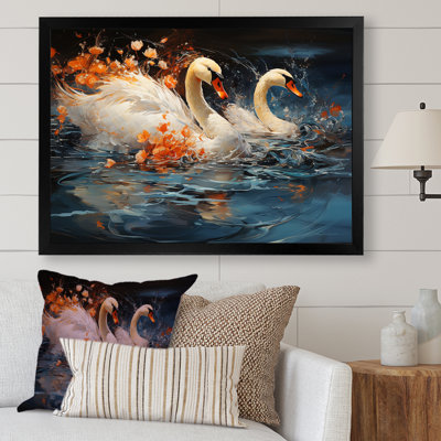Cygnes voyage I sur toile