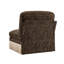 Fauteuil sans accoudoirs en chenille léopard avec 1 coussin-1988076148