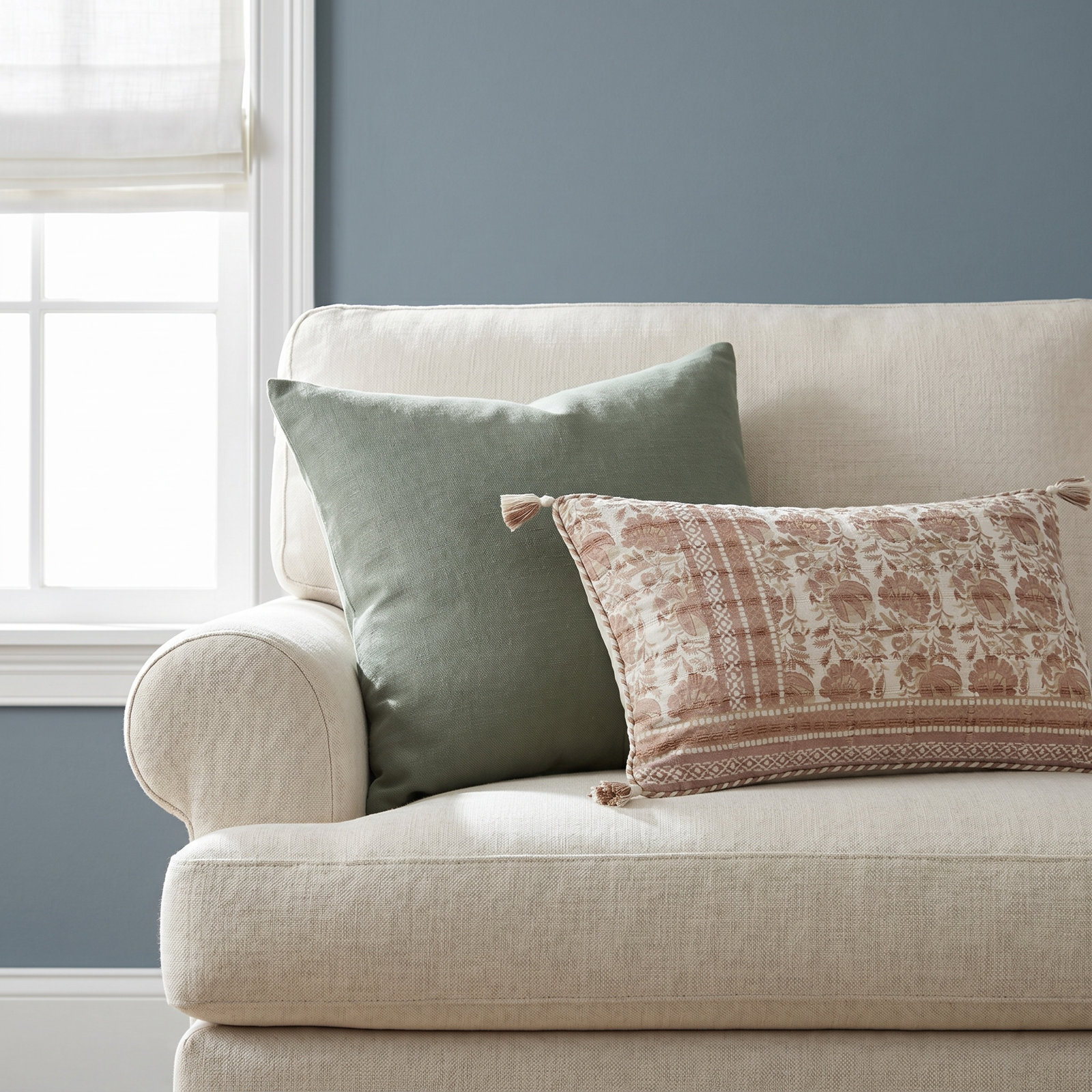 Tassels Lumbar Throw Pillow, Pillow Cover Only - No Insert