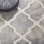 Tapis géométrique en laine touffeté à la main Desantiago-485919111