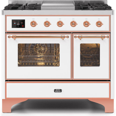 Majestic II 40" 3.82 cu. ft. Freestanding Dual Fuel Range with Griddle