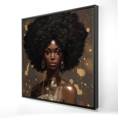 Art naturel sur toile, "Natural force - Hyperrealist Brown"