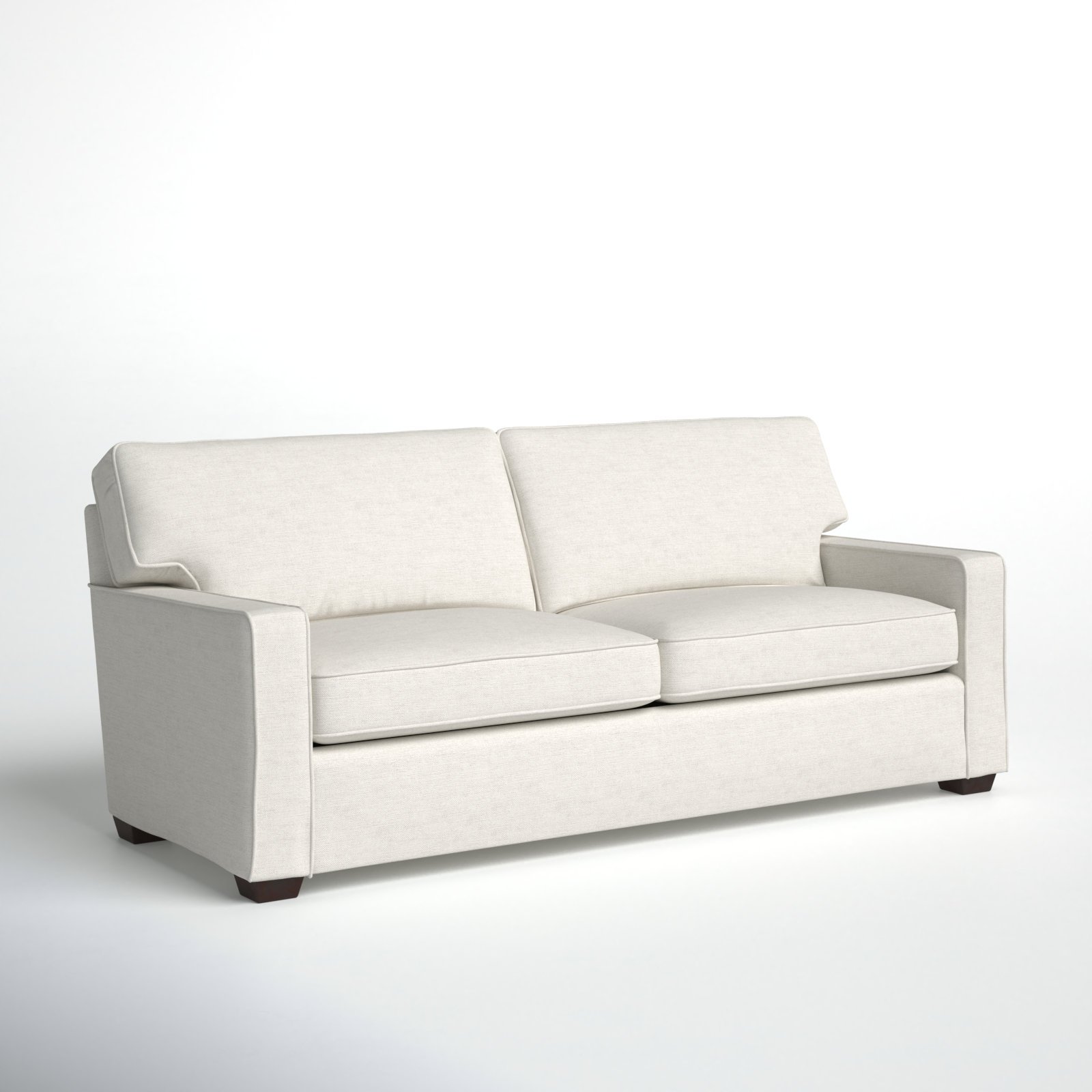 Taylor 88'' Upholstered Sofa, Nomad Snow Crypton® Chenille
