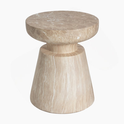 Table d'appoint d'extérieur en travertin Ponti, Glod