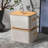 4 Packs Plastic Storage Bins With Bamboo Lids Stackable Storage Containers For Organizing, Bundled With Labels And Marker 10.24 X 7.01 X 6.1 Inch