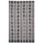 Tapis oriental gris / bleu en laine tissé à plat à la main Ammanda 7 pi 3 po x 8 pi 4 po