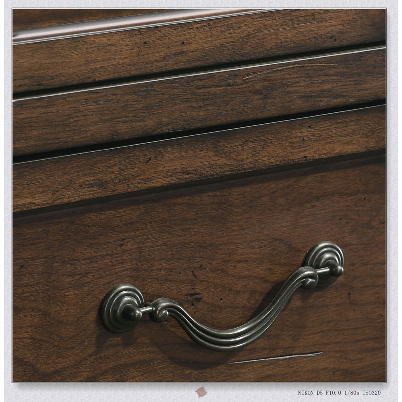 Table de chevet 3 tiroirs Traditional
