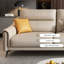 Canapé modulaire en cuir véritable kaki