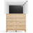 47 " 8-Drawer Dresser With Solid Wood Legs-41615544