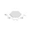 Spark C 7.87" x 9.09" Cement Patterned Wall & Floor Tile-66657166