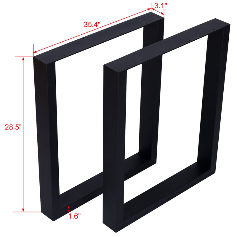 Emryck Table Leg, 28.5" H x 35.4" W x 3.1" D